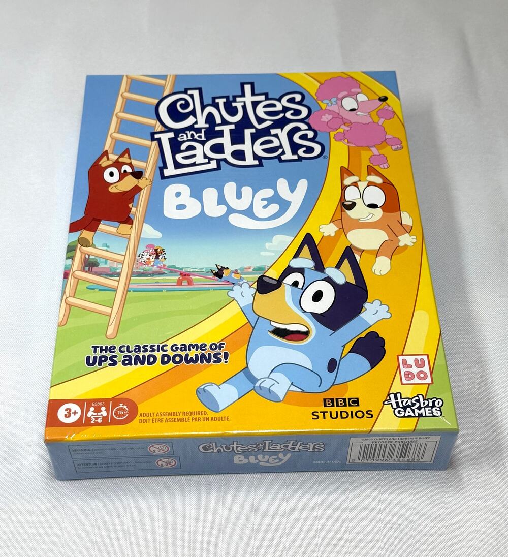 Bluey Chutes and Ladders Board Game Hasbro Kids Family Game NEW SEALED